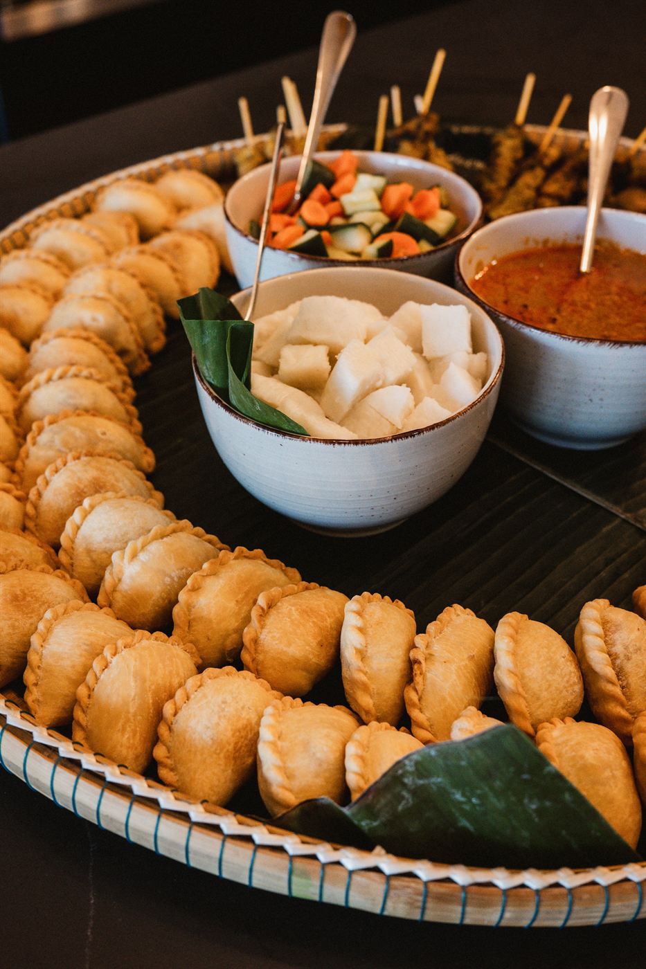 Shared meal and community food at House of Noor