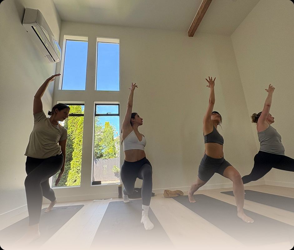 Community yoga and movement practice at House of Noor